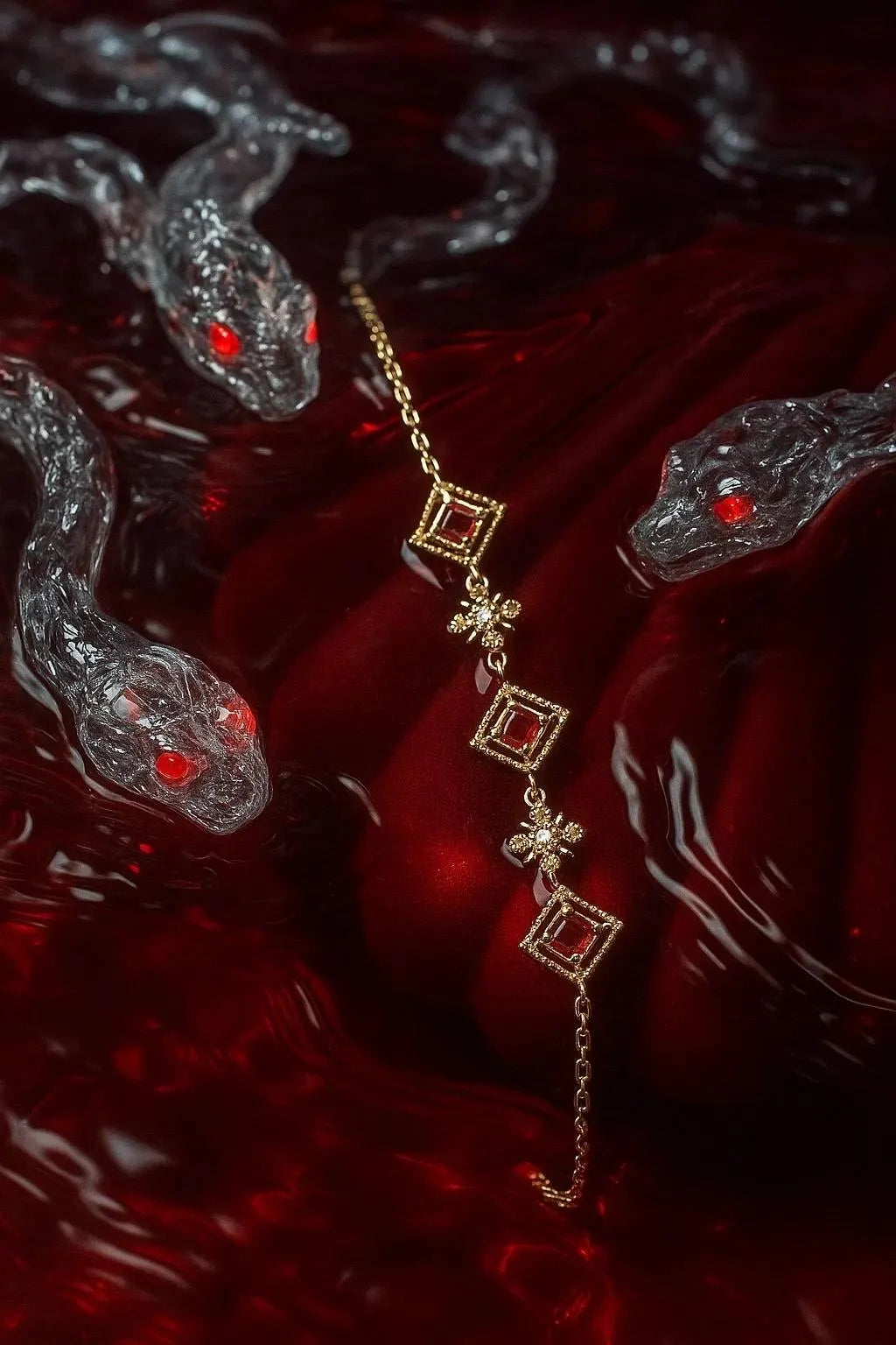 PERSEFONE RED BRACELET.