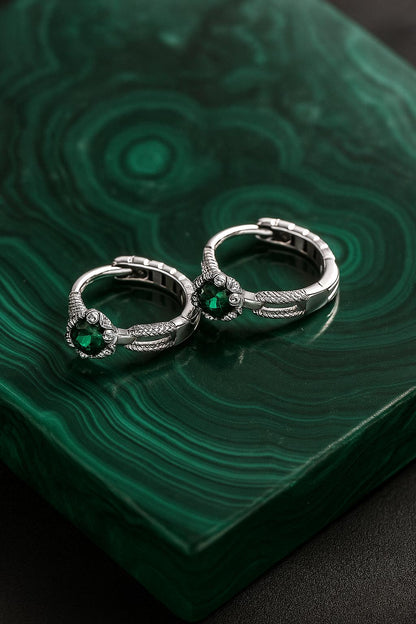 EMERALD FOCUS EARRINGS.