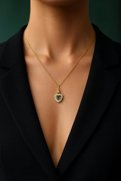 CELESTIAL HEART NECKLACE.