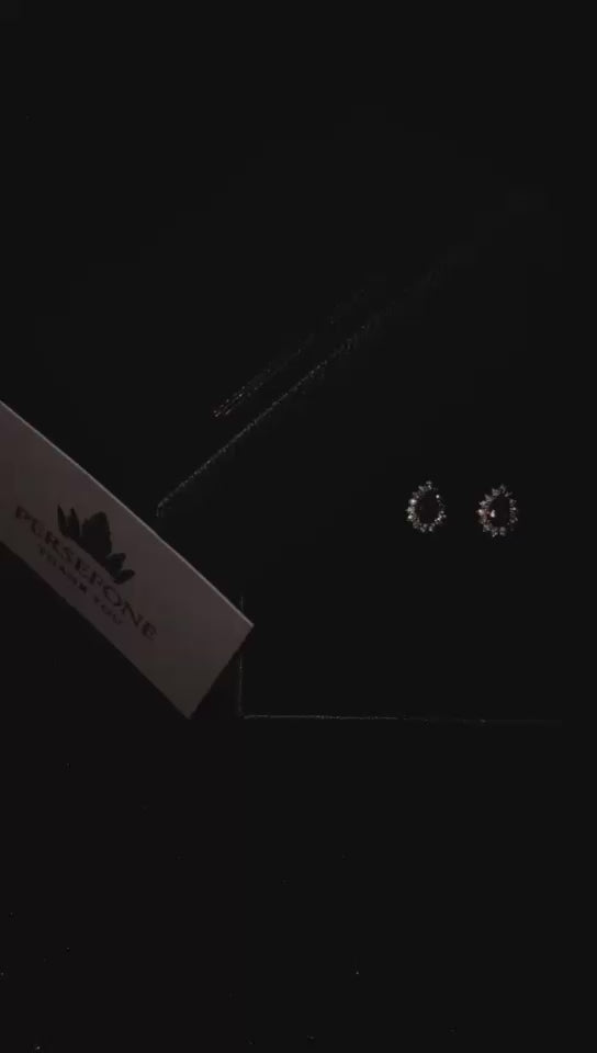 PERSEFONE’S BLOOD DROP STUDS.